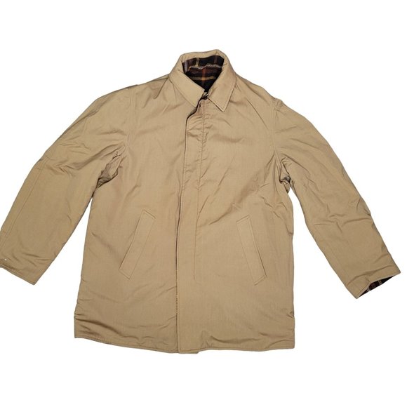 Pendleton vintage reversible wool plaid heavy winter mens jacket size Large/XL - Picture 11 of 16